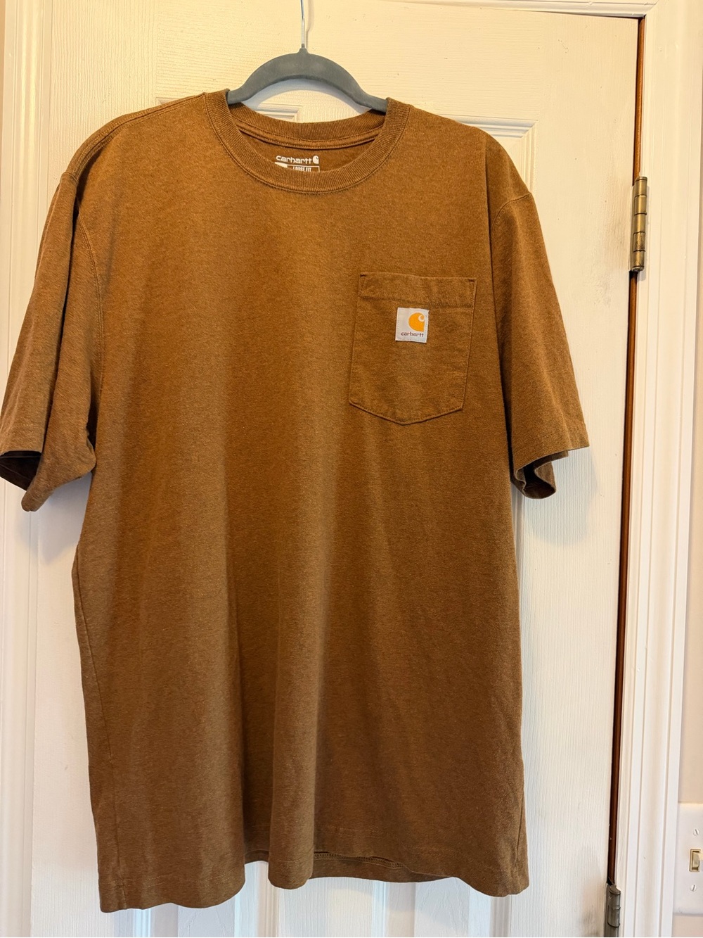 Carhartt Men's Short Sleeve Pocket Tee — Brown